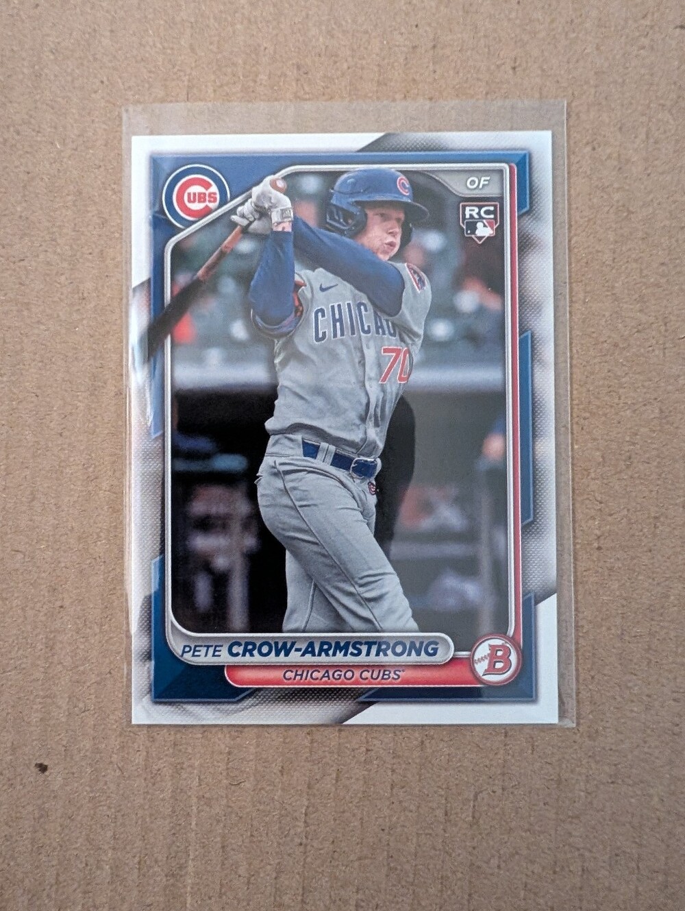 PETE CROW-ARMSTRONG Chicago Cubs - 2024 Bowman #85 Base RC